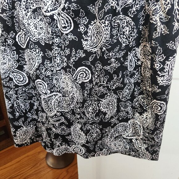 Lauren Ralph Lauren Short Black and White Skirt Sz 8P - Picture 3 of 9